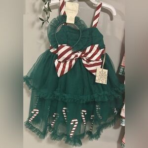 Cynthia rowley candy cane dress NWT